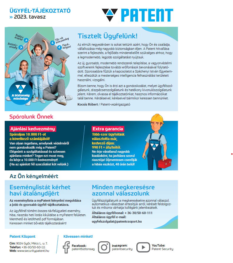 Patent hírlevél 2023 2. n.év
